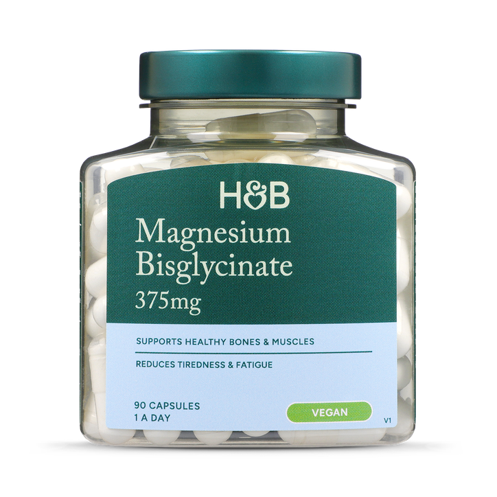 Holland & Barrett Magnesium Bisglycinate 375mg 90 Capsules